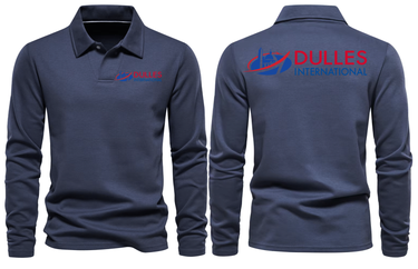 DULLES AIRPORT LONG SLEEVE POLO